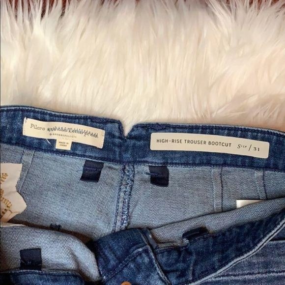 NWT Anthropologie Pilcro High-Rise Patchwork Jeans - Picture 9 of 11